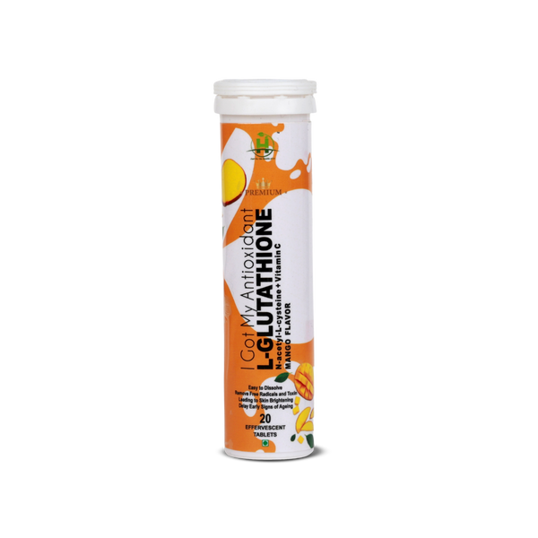 L- Glutathione Mango 20 Effervescent Tablets