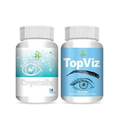 Crystalix & Topviz Complete Eye Health (2 x 60 Capsules)